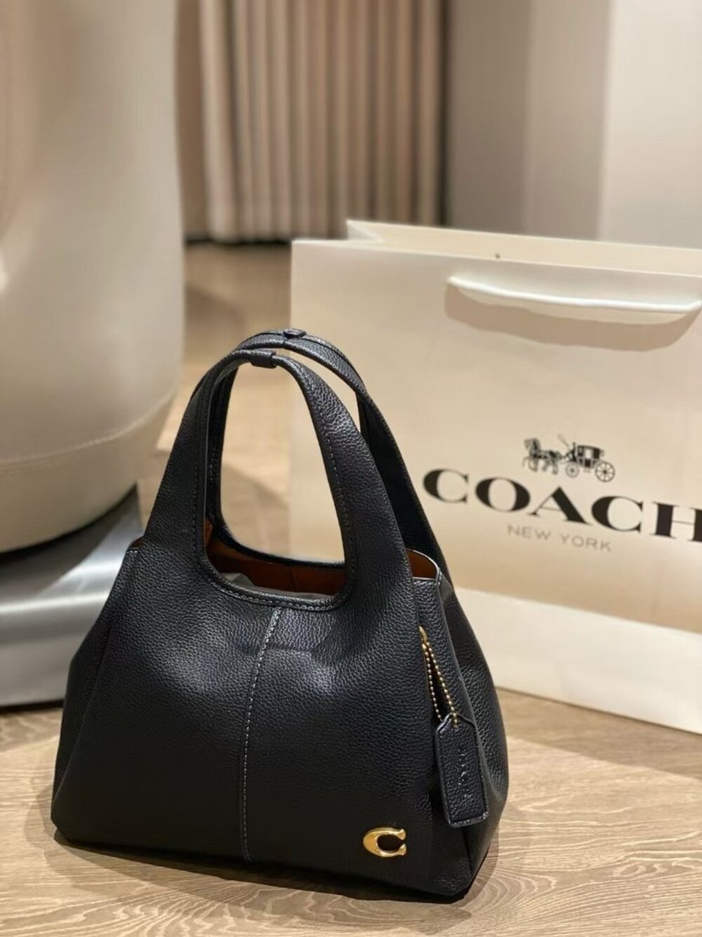 Coach Lana Shoulder Bag 19cm black - Picture 5 of 5